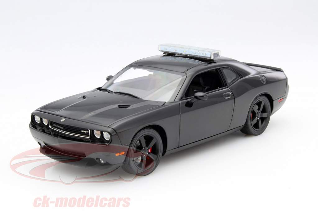 Dodge Challenger SRT8 Texas Highway Patrol 2012 negro 1:18 GMP
