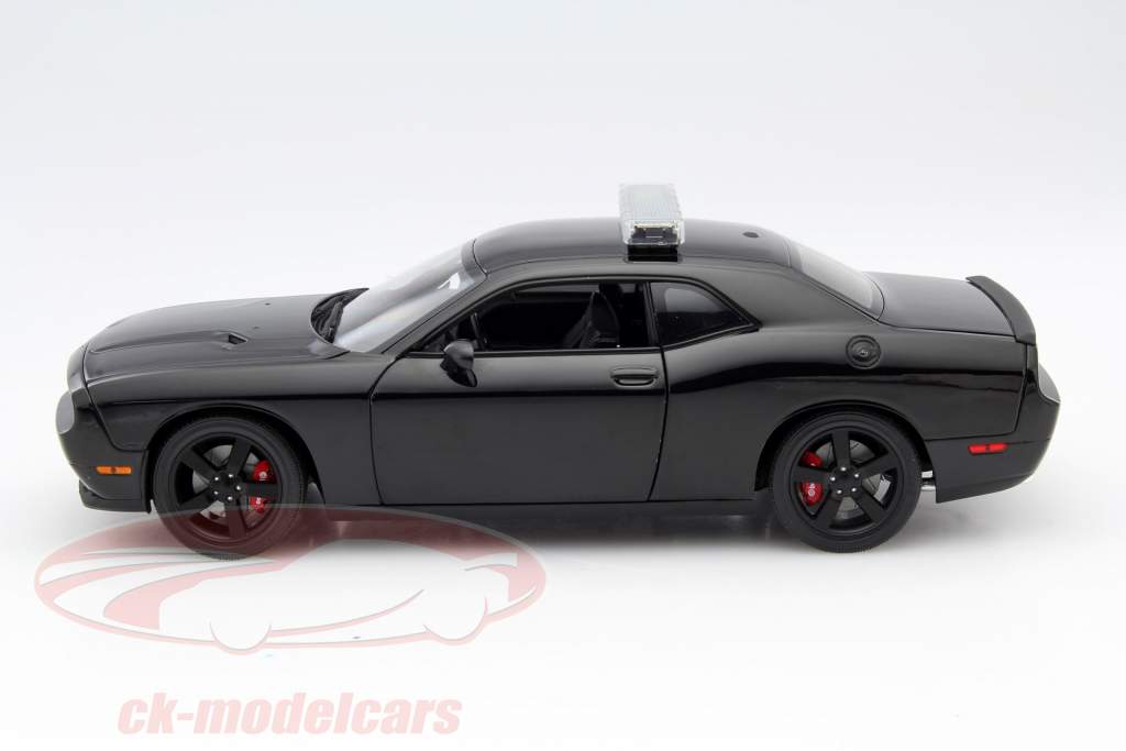 Dodge Challenger SRT8 Texas Highway Patrol 2012 negro 1:18 GMP