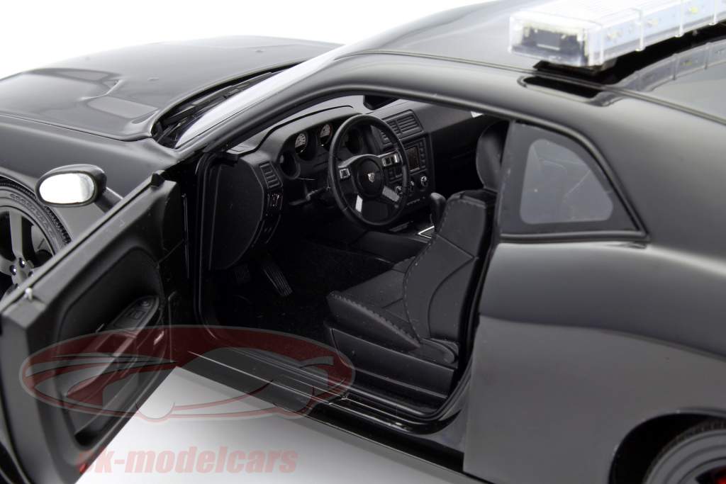 Dodge Challenger SRT8 Texas Highway Patrol 2012 negro 1:18 GMP