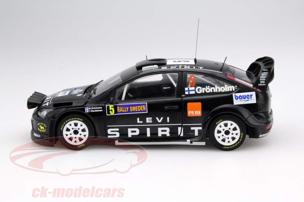 Ford Focus RS WRC08 #5 Rallye Suède 2010 Grönholm, Rautiainen 1:18 SunStar