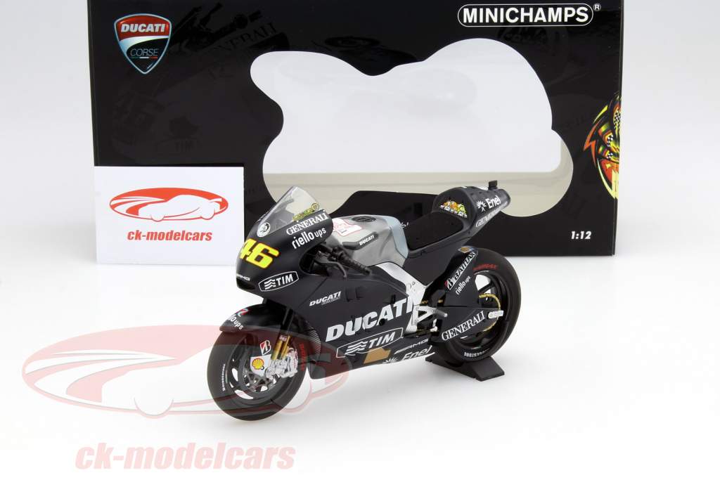 Valentino Rossi Ducati Desmosedici GP12 #46 Test Sepang MotoGP 2012 1:12 Minichamps