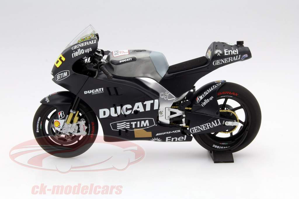 Valentino Rossi Ducati Desmosedici GP12 #46 Test Sepang MotoGP 2012 1:12 Minichamps