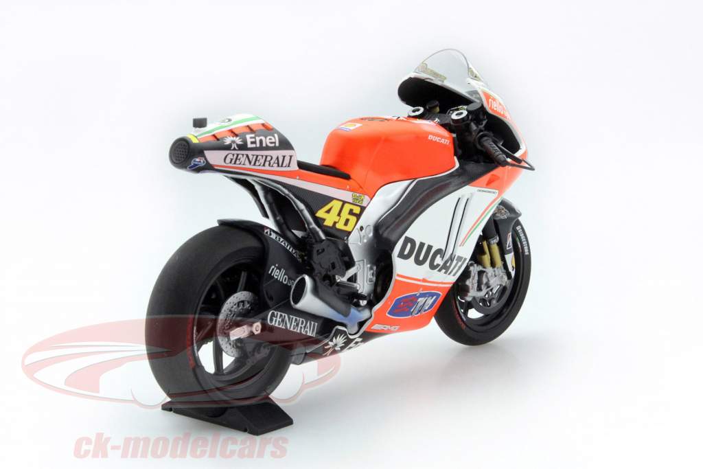 Valentino Rossi Ducati Desmosedici GP12 #46 MotoGP 2012 1:12 Minichamps