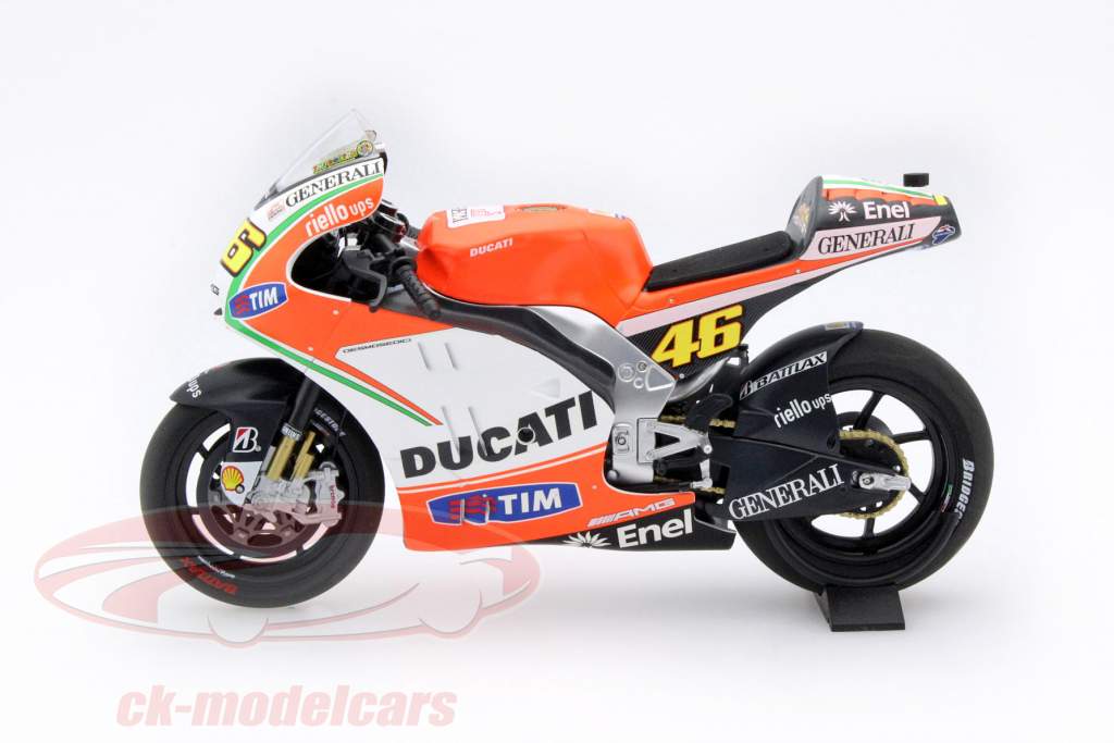 Valentino Rossi Ducati Desmosedici GP12 #46 MotoGP 2012 1:12 Minichamps