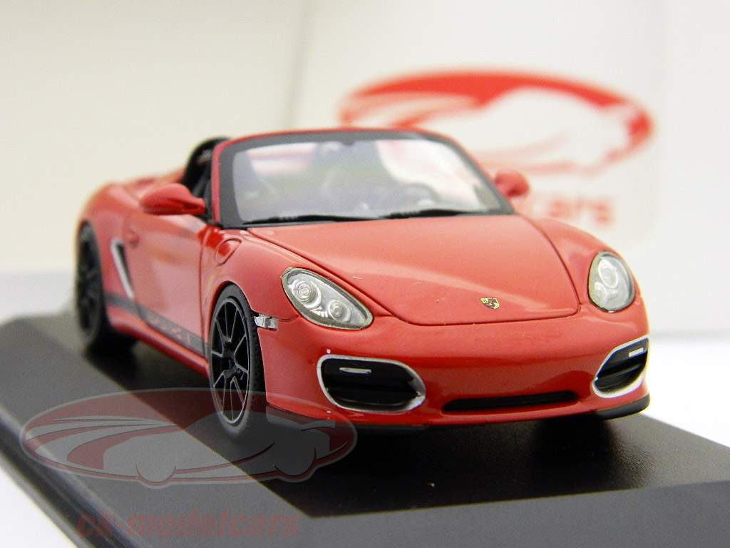 ポルシェボクスタースパイダーのハードトップレッド/赤1：43ミニチャンプス