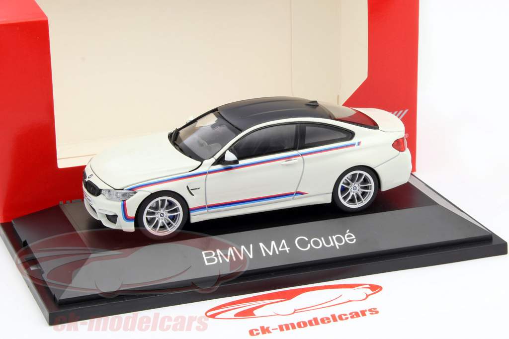 BMW M4 Coupe blanc 1:43 Herpa