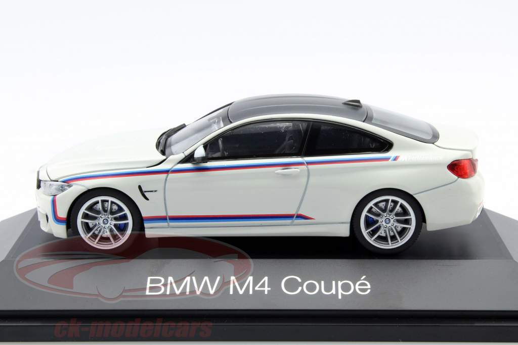 BMW M4 Coupe blanc 1:43 Herpa