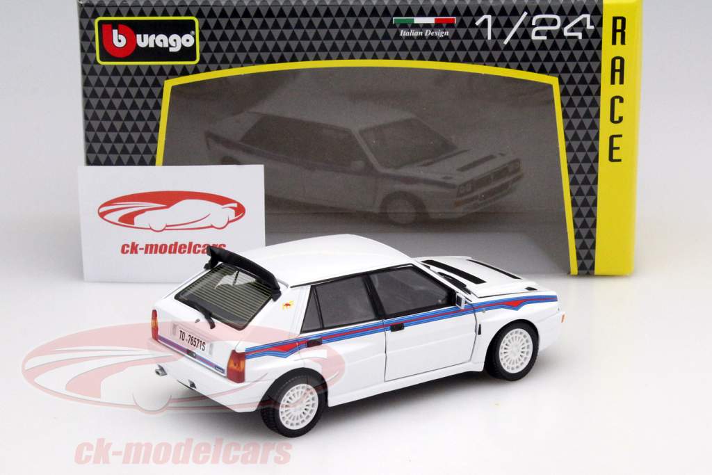 Lancia Delta HF Integrale blanc 1:24 Bburago