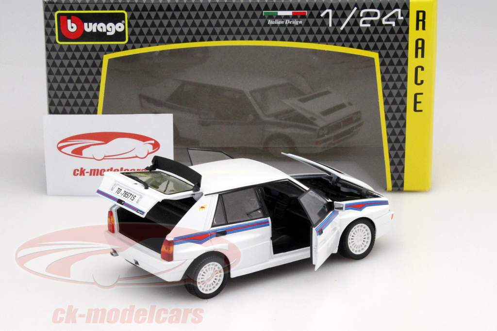 Lancia Delta HF Integrale blanc 1:24 Bburago