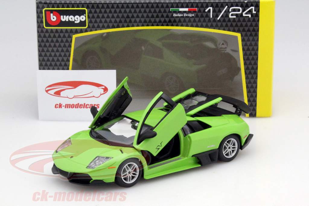 Lamborghini Murcielago LP 670-4 SV vert 1:24 Bburago