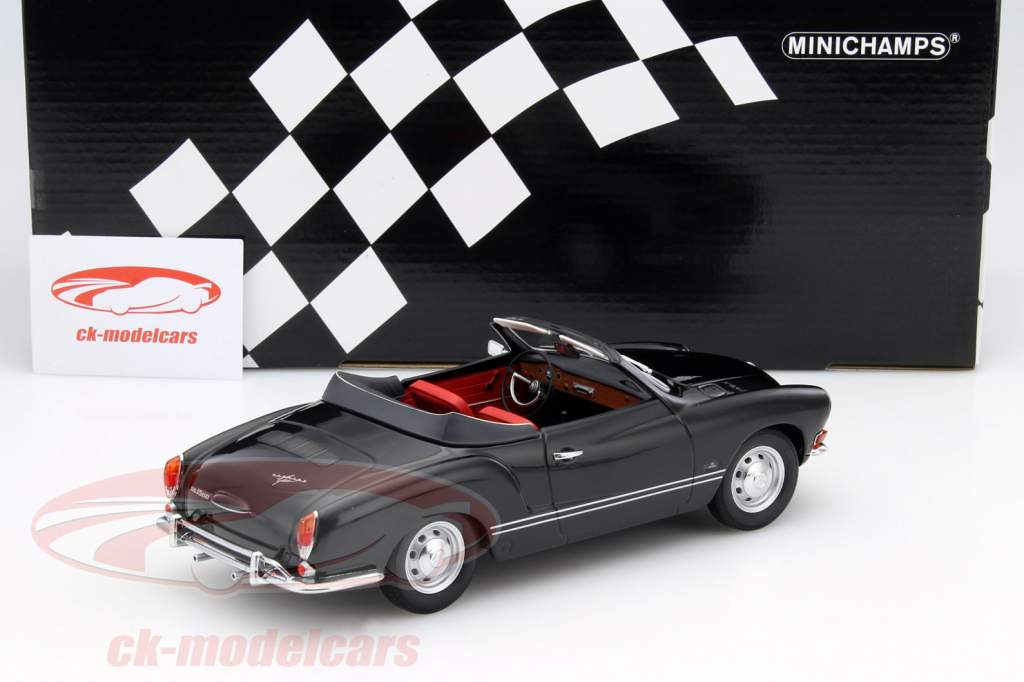 Volkswagen VW Karmann Ghia Year 1970 black 1:18 Minichamps