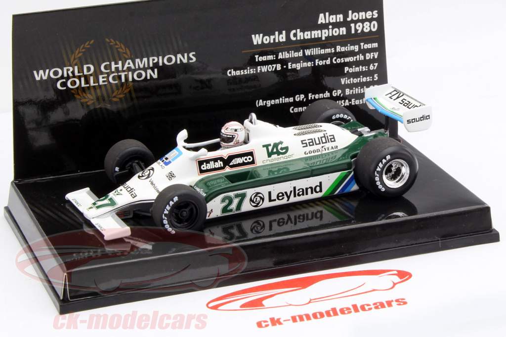 ミニカー Williams FW07B C. Reutemann 1980 1/43 ミニカー Williams FW07B C. Reutemann 1980 1/43 Williams