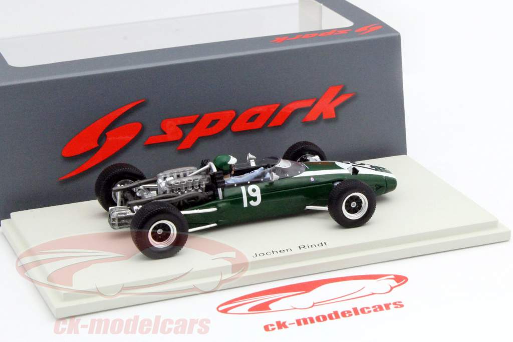 Jochen Rindt Cooper T81 #19 2nd Belgium GP formula 1 1966 1:43 Spark