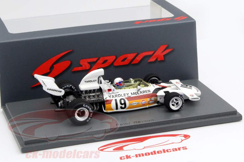 Peter Revson McLaren M19C #19 2nd Canada GP formel 1 1972 1:43 Spark