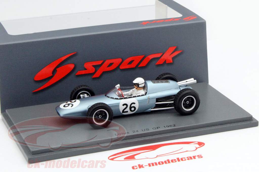 Rob Schroeder Lotus 24 #26 Stati Uniti d&#39;America GP formula 1 1962 1:43 Spark