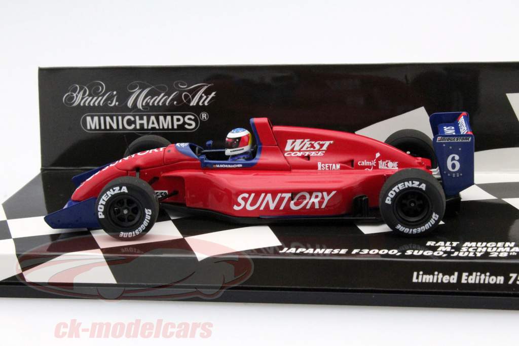 M. Schumacher Ralt Mugen RT23 #6 Japan F3000 1991 1:43 Minichamps