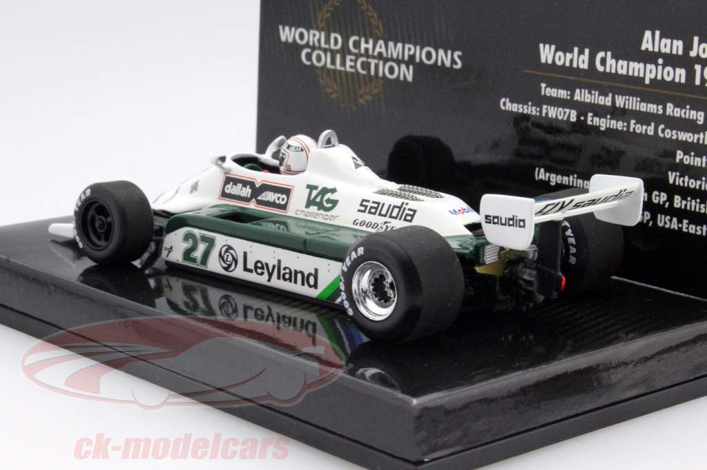ミニカー Williams FW07B C. Reutemann 1980 1/43 ミニカー Williams FW07B C. Reutemann 1980 1/43 SPK6992_1.jpg