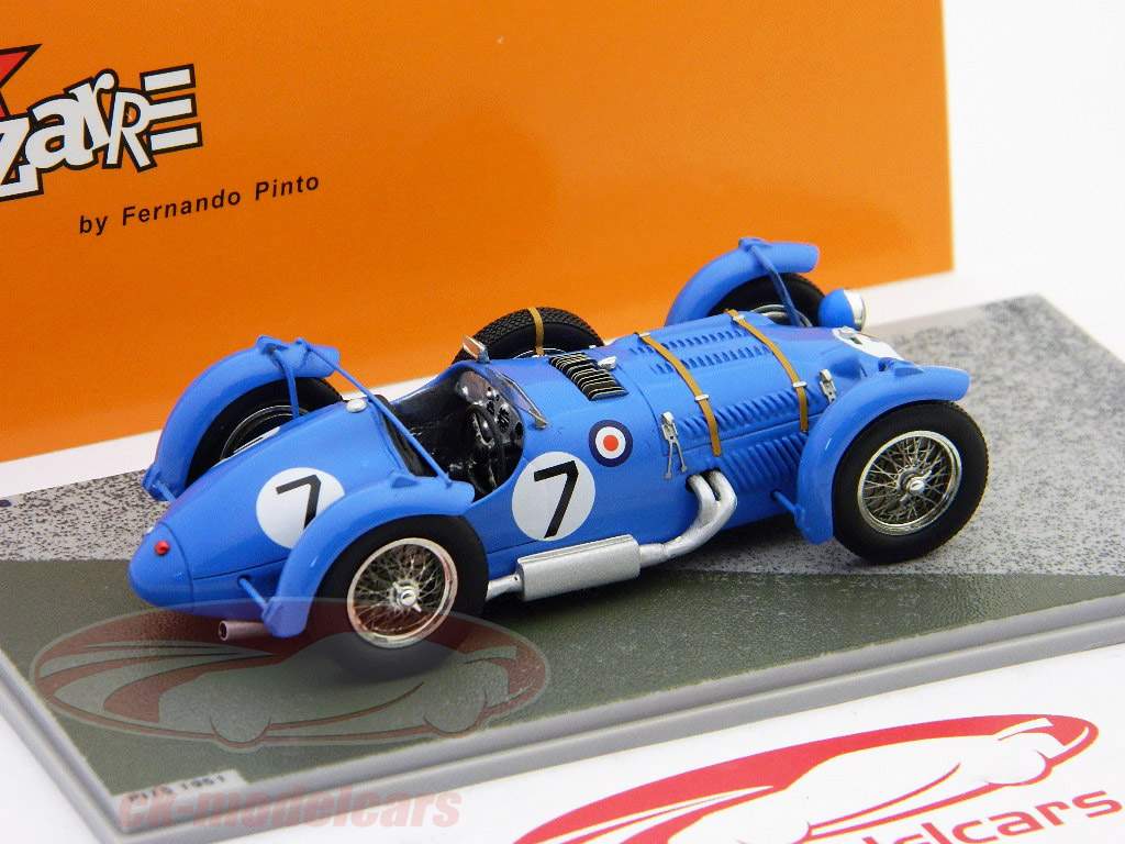 Talbot Lago #7 ex-monoplace décalée 24h LeMans 1950 Spark 1:43