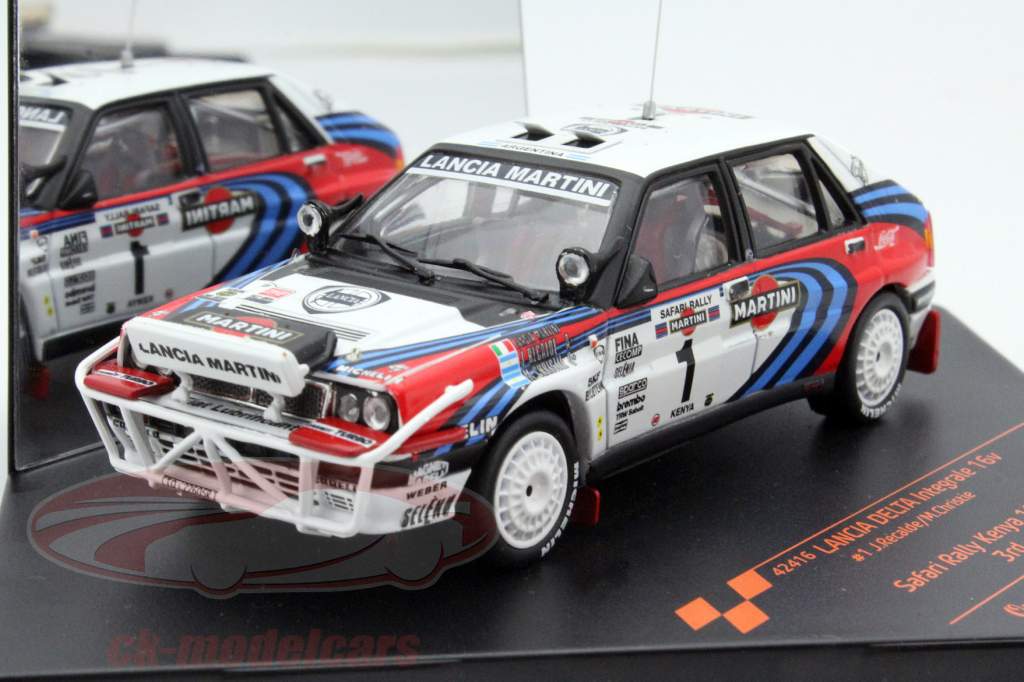Lancia Delta HF Integrale 16V #1 3rd Safari Rally Kenia 1991 Recalde, Christie 1:43 Vitesse