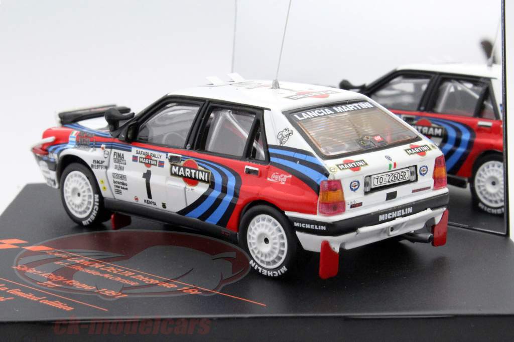 Lancia Delta HF Integrale 16V #1 3rd Safari Rally Kenia 1991 Recalde, Christie 1:43 Vitesse