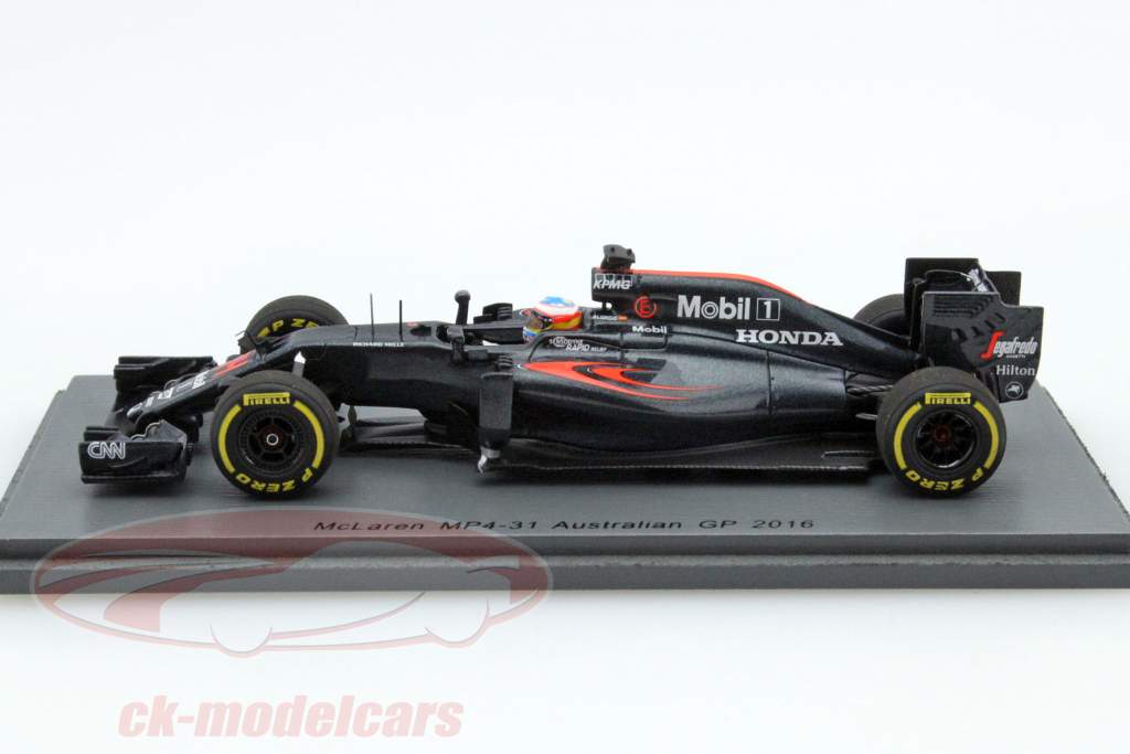Fernando Alonso McLaren MP4-31 #14 Australia GP fórmula 1 2016 1:43 Spark
