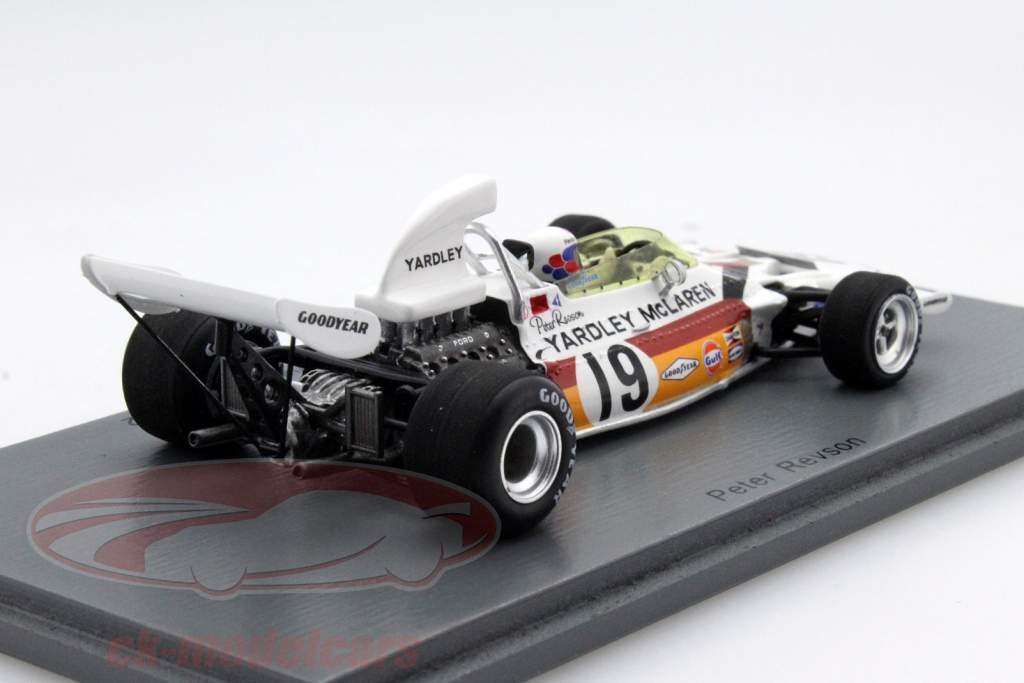 Peter Revson McLaren M19C #19 2nd Canada GP formel 1 1972 1:43 Spark