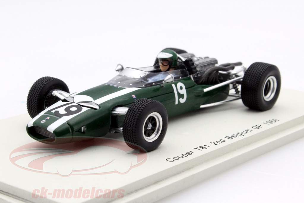 Spark 1:43 Jochen Rindt Cooper T81 #19 2nd Belgium GP