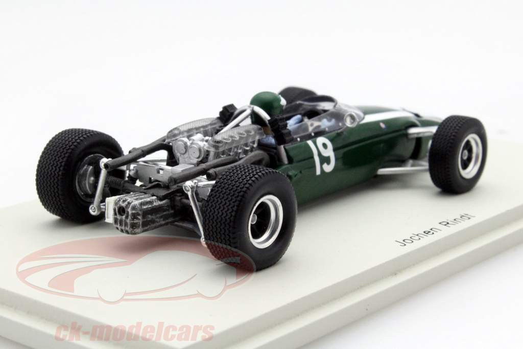 Jochen Rindt Cooper T81 #19 2e Belgique GP formule 1 1966 1:43 Spark