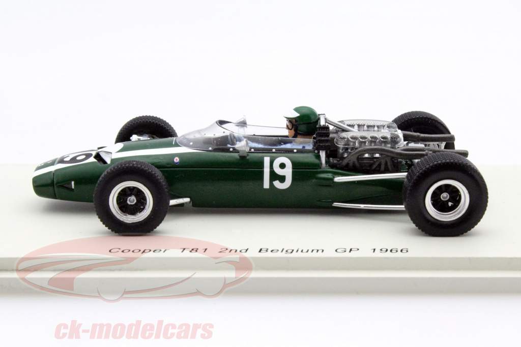Jochen Rindt Cooper T81 #19 2nd Belgium GP formula 1 1966 1:43 Spark