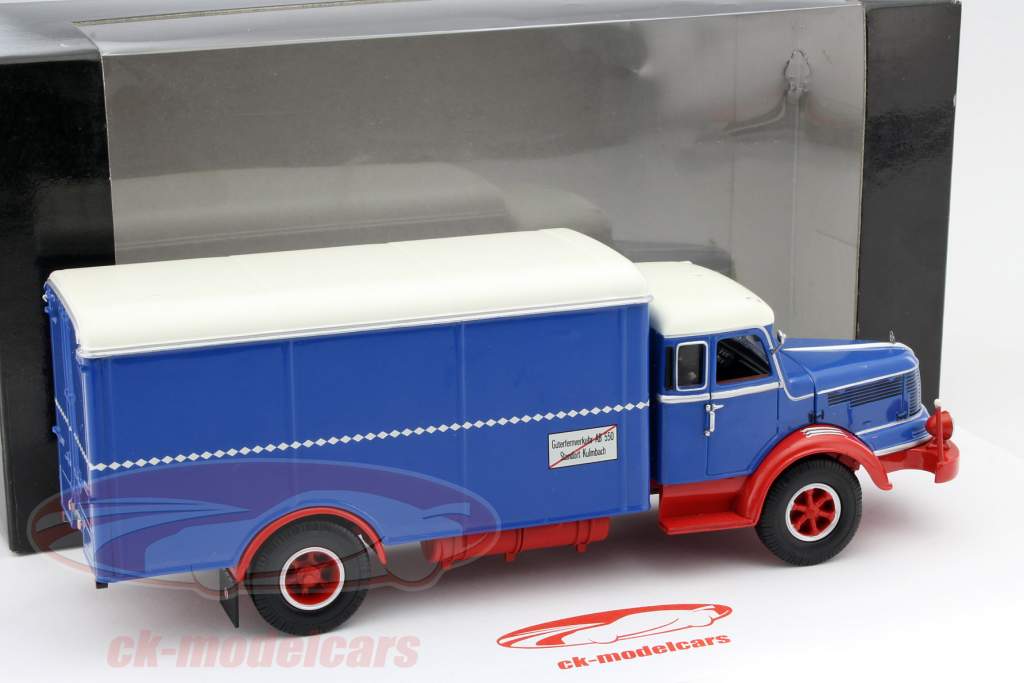 Krupp Titan van blå / rød 1:43 Minichamps