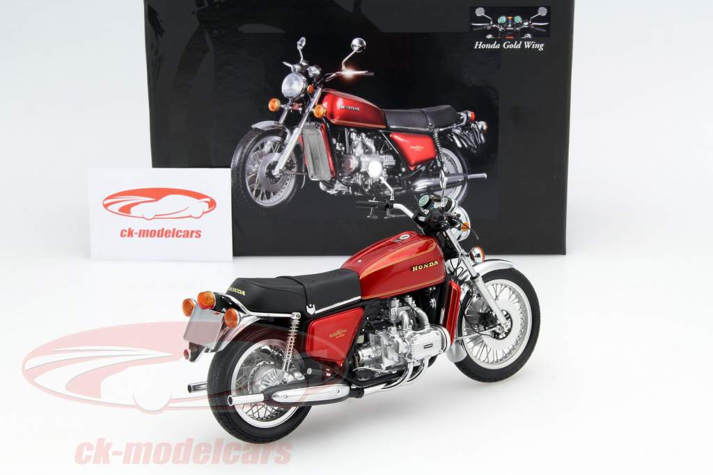 Honda Goldwing année 1975 rouge 1:12 Minichamps