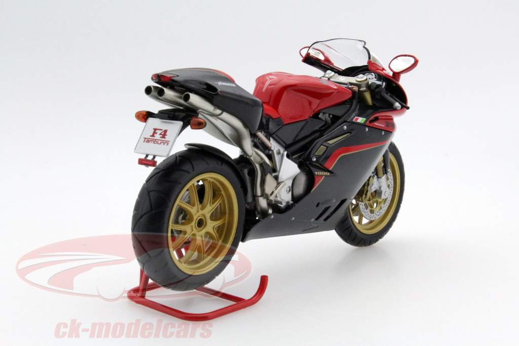 MV Agusta F4 1000 Tamburini año 2005 negro / rojo 1:12 Minichamps