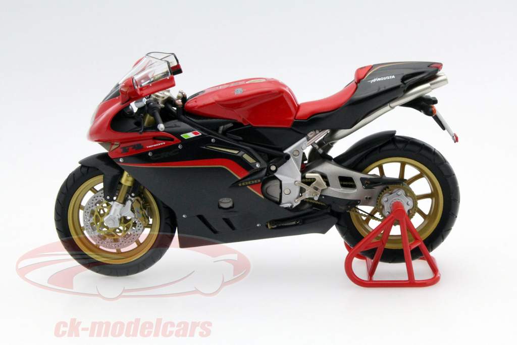 MV Agusta F4 1000 Tamburini año 2005 negro / rojo 1:12 Minichamps