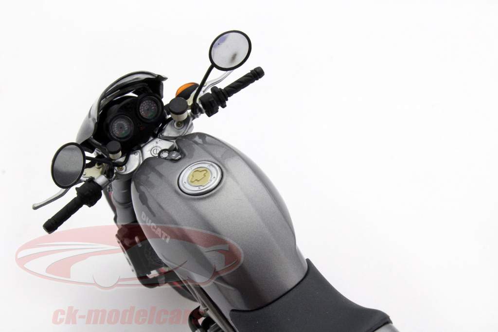 Ducati Monster S4 grå / sort 1:12 Minichamps
