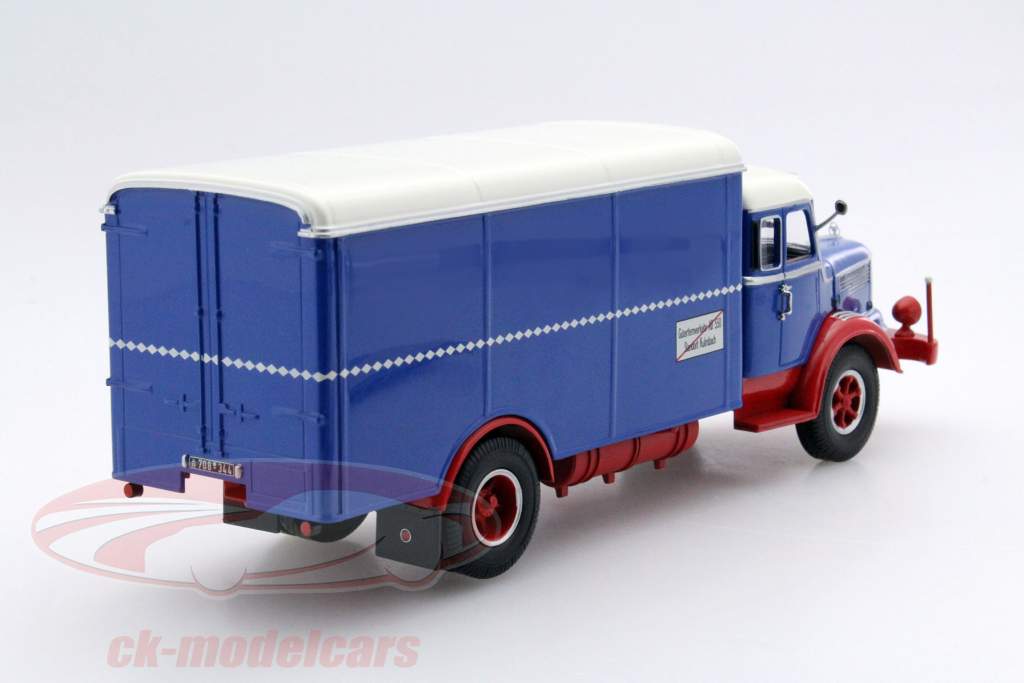 Krupp Titan van blå / rød 1:43 Minichamps