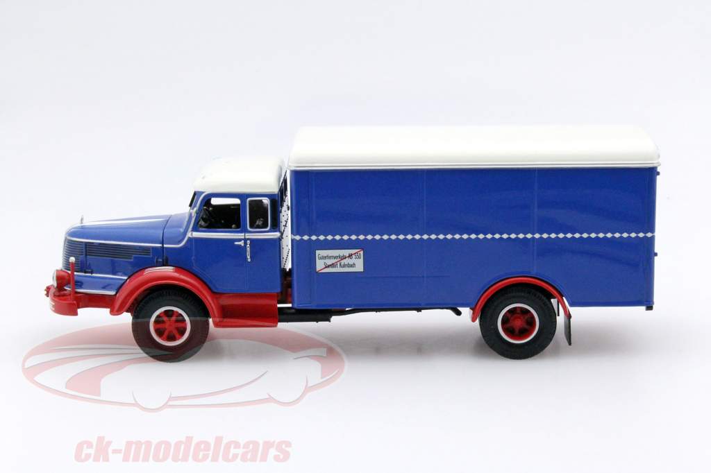 Krupp Titan van bleu / rouge 1:43 Minichamps