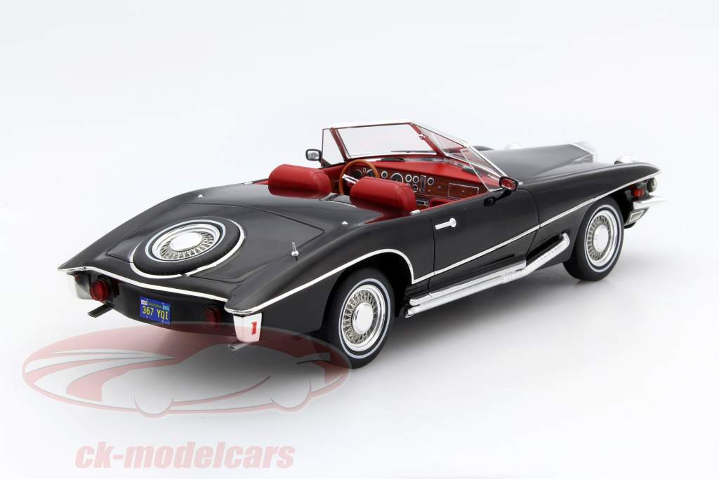 Stutz Blackhawk Convertible 年 1971 黑 1:18 Premium X