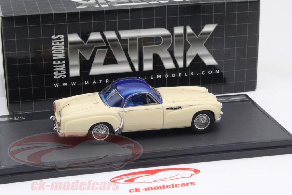 Delahaye 236 Chapron år 1953 blå / elfenben 1:43 Matrix