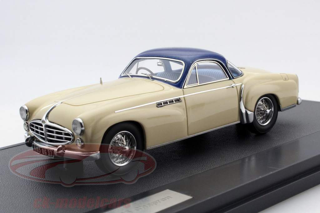 Delahaye 236 Chapron år 1953 blå / elfenben 1:43 Matrix