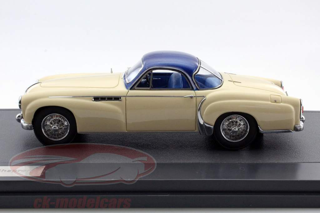 Delahaye 236 Chapron år 1953 blå / elfenben 1:43 Matrix