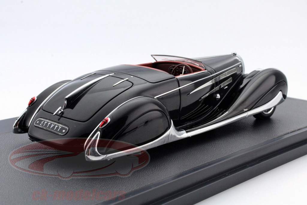 Bugatti T57C Cabriolet Vanvooren año 1939 negro 1:43 Matrix