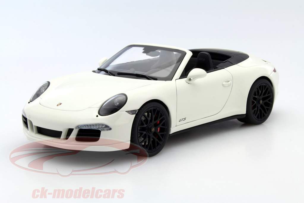 Porsche 911 (991/I) Carrera GTS Cabriolet blanco 1:18 Schuco