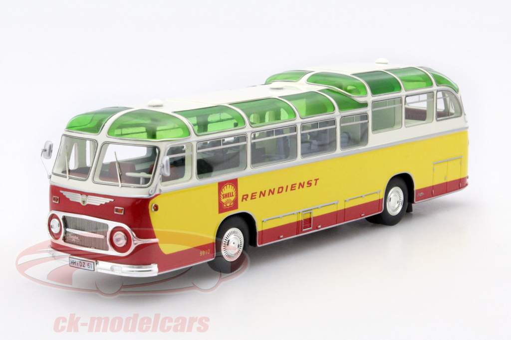 Neoplan FH 11 Shell racing service yellow / red 1:43 Schuco