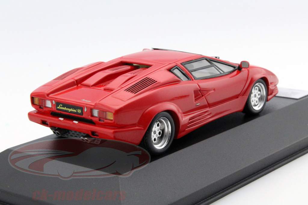 Lamborghini Countach 25th Anniversary år 1989 rød 1:43 Premium X