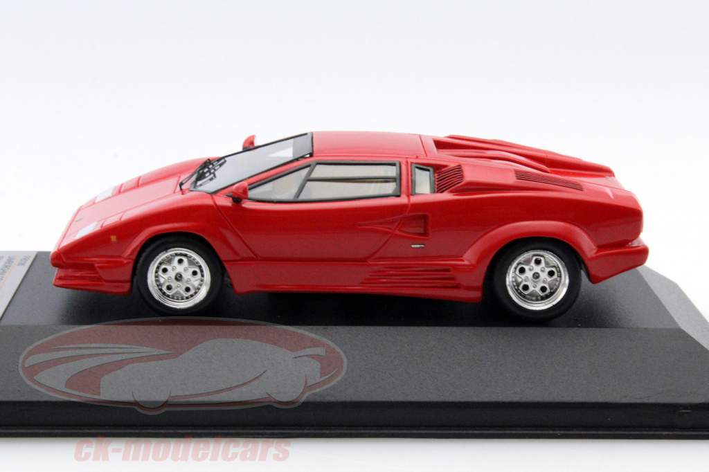 Lamborghini Countach 25th Anniversary år 1989 rød 1:43 Premium X