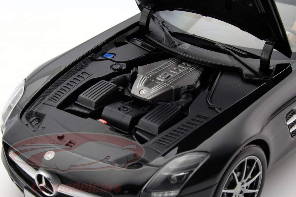 Norev 1:18 メルセデス·ベンツ SLS AMG ロードスター 黒曜石 黒