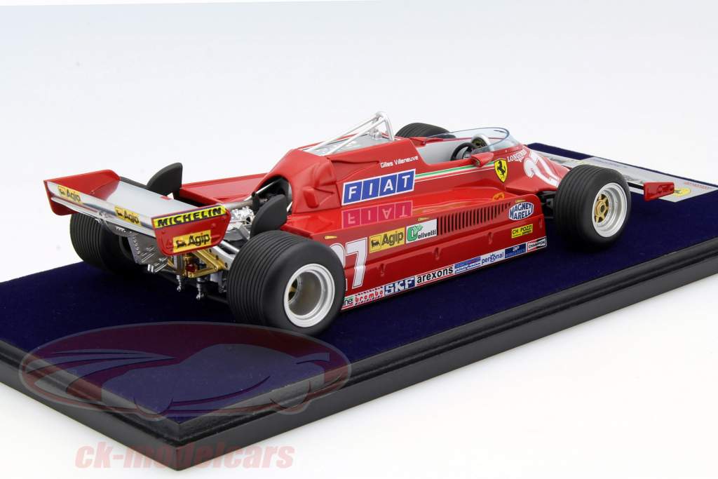 Gilles Villeneuve Ferrari 126CK #27 Canadá GP fórmula 1 1981 1:18 LookSmart