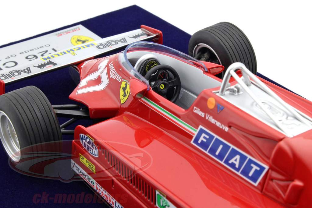 Gilles Villeneuve Ferrari 126CK #27 Canadá GP fórmula 1 1981 1:18 LookSmart