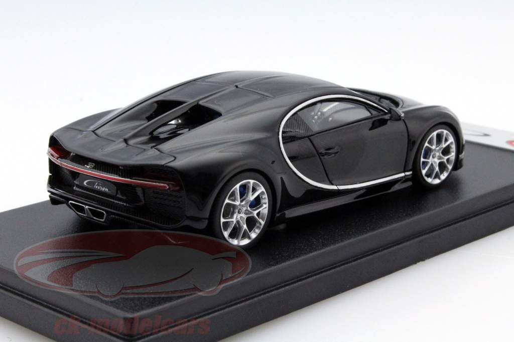 Bugatti Chiron motor espectáculo Ginebra 2016 negro 1:43 LookSmart