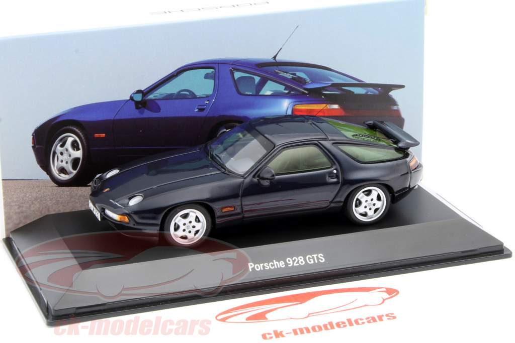 Porsche 928 GTS azul escuro 1:43 Spark